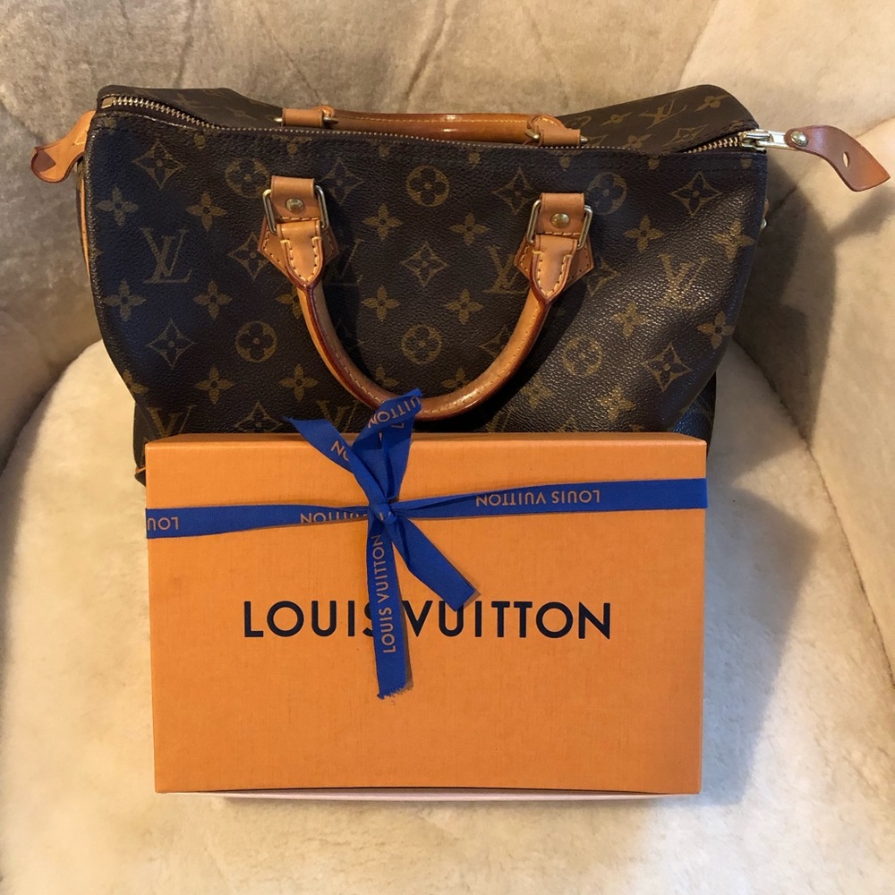 authentic Louis Vuitton Speedy Bag & Wallet - Picture 2 of 5
